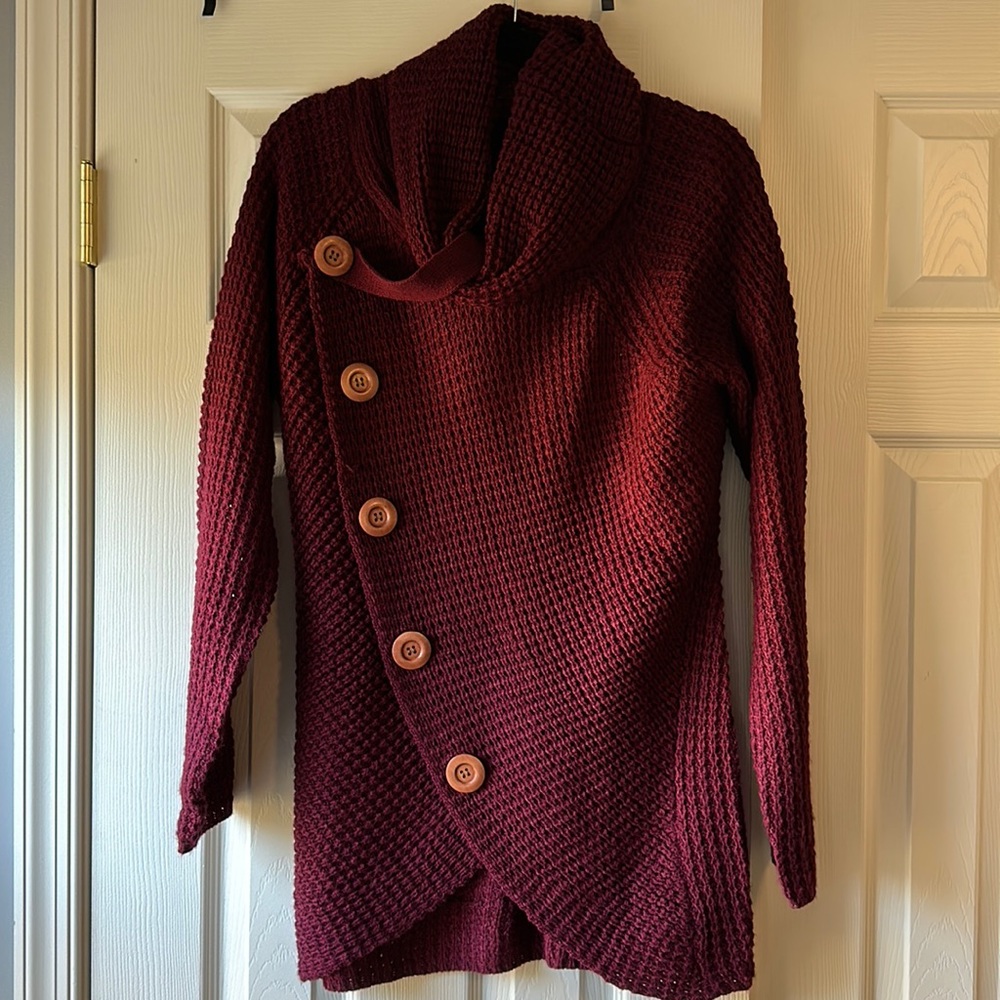 Wine sweater